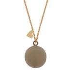 Proud MaMa Zwangerschapsketting Babybel Feline taupe goud kl, Sieraden, Tassen en Uiterlijk, Verzenden, Nieuw