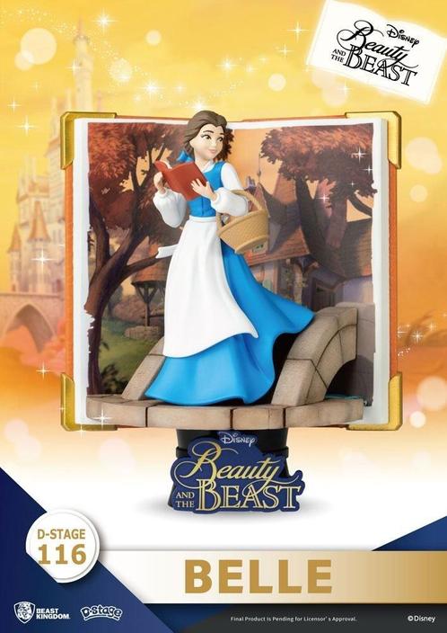 Disney Book Series D-Stage PVC Diorama Belle 13 cm, Verzamelen, Disney, Nieuw, Ophalen of Verzenden