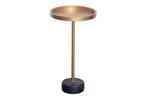 Side table TRAYFUL 60cm grijs marble base gouden frame and, Huis en Inrichting, Tafels | Sidetables, Ophalen of Verzenden, Nieuw