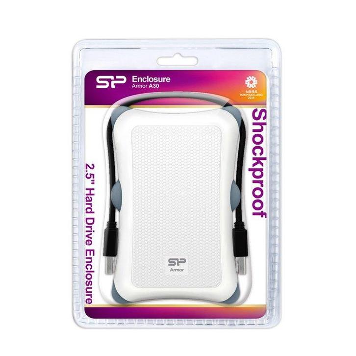 Silicon Power Armor A30 HDD-behuizing Wit 2.5, Computers en Software, Harde schijven, Verzenden