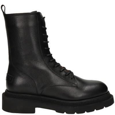 Shabbies Amsterdam Miki veterboots voor dames in het Zwart, Kleding | Dames, Schoenen, Lage of Enkellaarzen, Zwart, Nieuw, Verzenden