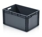 Stapelbak 600x400x320 euronorm donkergrijs, nieuw (recycled), 40 tot 60 cm, 50 tot 75 cm, Ophalen of Verzenden, Nieuw
