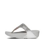 -0% FitFlop  FitFlop Lulu shimmerfoil toe-thongs  maat 36, Kleding | Dames, Schoenen, Verzenden, Nieuw