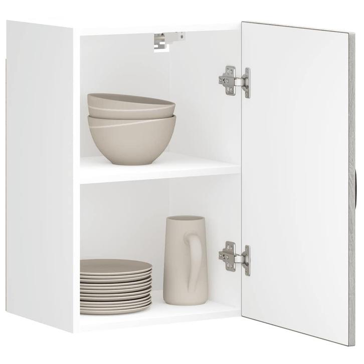 vidaXL Keukenwandkast Kalmar bewerkt hout grijs sonoma eiken, Huis en Inrichting, Keuken | Keukenelementen, Grijs, Nieuw, Verzenden