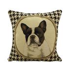 gobelin kussen franse bulldog dubbelzijdig 33x33cm*, Huis en Inrichting, Woonaccessoires | Overige, Verzenden, Nieuw
