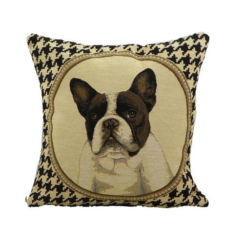gobelin kussen franse bulldog dubbelzijdig 33x33cm*, Huis en Inrichting, Woonaccessoires | Overige, Verzenden