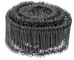 Tie-wire - Zakkensluiters Zwart Geplastificeerd 1,4x120mm, Nieuw, Verzenden