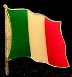 Italië vlag pin- epoxy, Verzamelen, Speldjes, Pins en Buttons, Verzenden, Nieuw, Stad of Land, Speldje of Pin