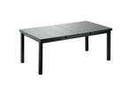 Niehoff Nancy Uittrekbare tafel Aluminium/Glas 180/240x100, Ophalen of Verzenden, Nieuw