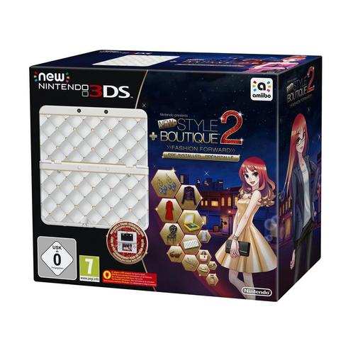 Nintendo New 3DS Console - Wit + New Style Boutique 2 Bundel, Spelcomputers en Games, Spelcomputers | Nintendo 2DS en 3DS, Zo goed als nieuw