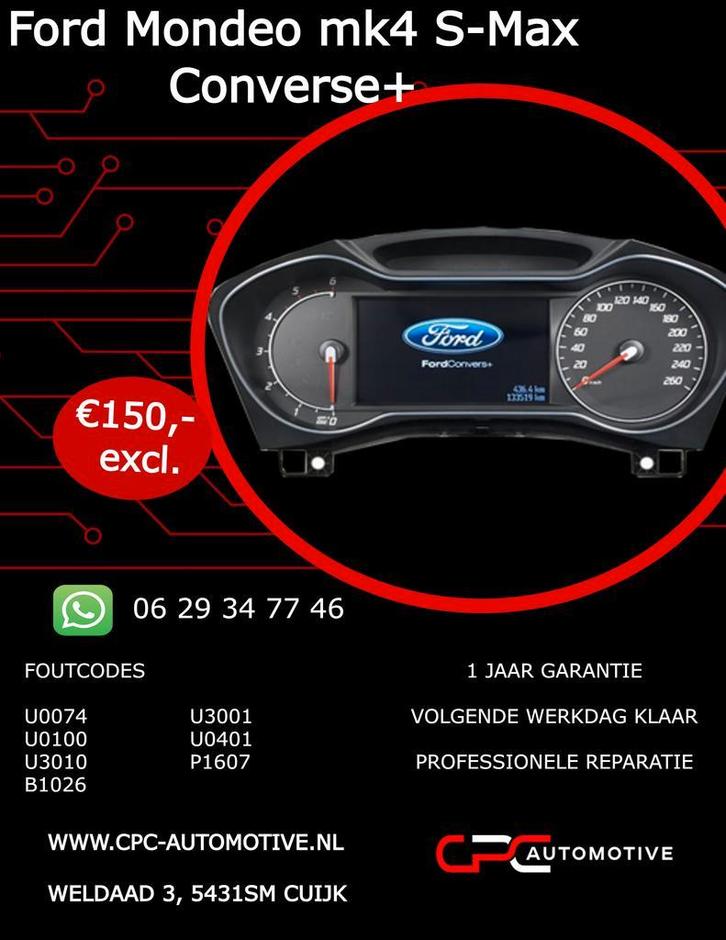 Ford Galaxy converse + Instrumentenpaneel reparatie, Auto-onderdelen, Elektronica en Kabels, Gereviseerd, Ford, Ophalen of Verzenden