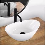 REA Ovale waskom - wit keramiek - 450x270 mm - modern design, Ophalen of Verzenden, Nieuw