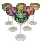 Val Saint Lambert - Wijnglas (6) - Berncastel - Kristal, Antiek en Kunst, Antiek | Meubels | Tafels