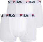 Fila - Man Boxer Elastic Band 2-pack - Wit - Heren - maat, Verzenden, Nieuw