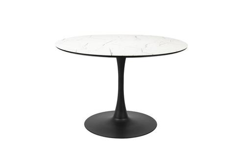 Eettafel - Teun - 110 cm - Wit - House of Rebels, Huis en Inrichting, Tafels | Eettafels, Nieuw, Verzenden