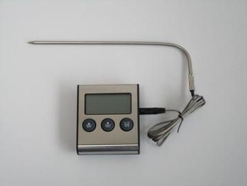 Veiling - Digitale oven- Keukenthermometer en timer beschikbaar voor biedingen