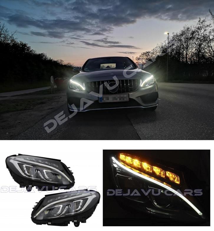 Volledig LED Koplampen voor Mercedes Benz C-Klasse W205, Auto diversen, Tuning en Styling, Ophalen of Verzenden