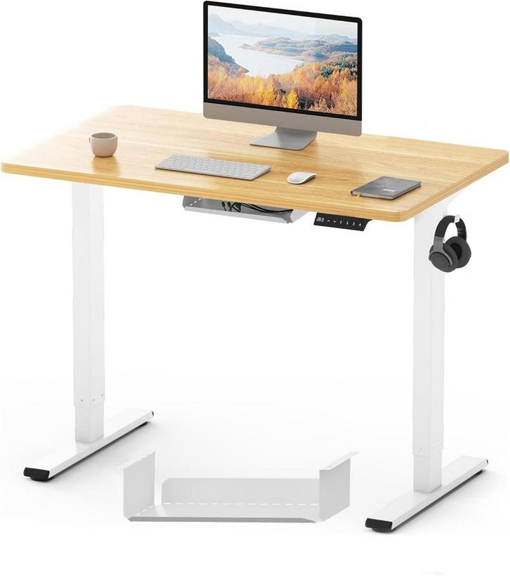 FLEXISPOT ONE PIECE elektrisch sta-bureau, in hoogte verstel, Huis en Inrichting, Tafels | Kaptafels, Nieuw, Verzenden
