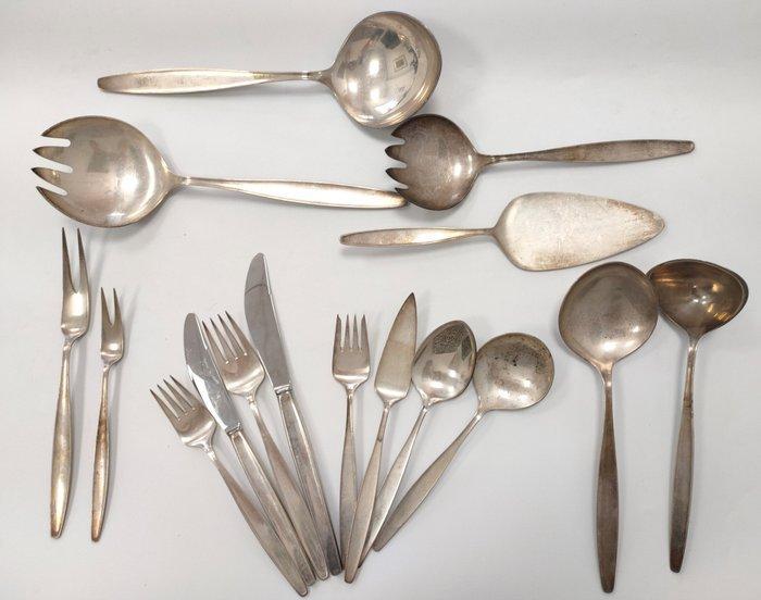 Georg Jensen - Bestekset (56) - Zilver - Cipres, Antiek en Kunst, Antiek | Goud en Zilver