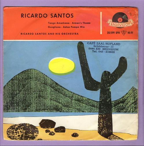 Ricardo Santos - Tango Americano / Armens Theme / Guagli..., Cd's en Dvd's, Vinyl Singles, Verzenden