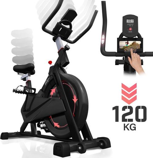 Physionics - Fiets met Verstelbaar Zadel en Stuur, Sport en Fitness, Fitnessapparatuur, Hometrainer, Nieuw, Metaal, Benen, Ophalen of Verzenden