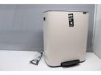 Brabantia Bo Prullenbak - 60 liter - Soft Beige, Huis en Inrichting, Verzenden, Zo goed als nieuw