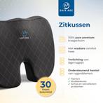 2dekans | SafeLife Zitkussen orthopedisch & ergonomisch -, Ophalen of Verzenden, Zo goed als nieuw, Grijs