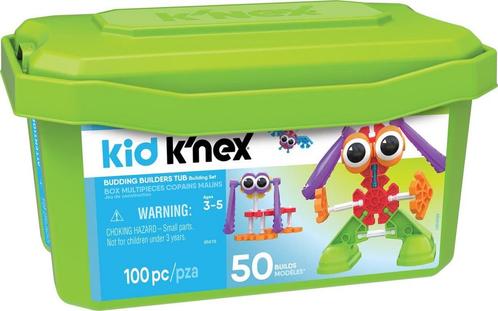 KNEX Bouwset kid met opbergdoos 40,6 x 19,4 cm 100 stukjes, Doe-het-zelf en Verbouw, Gereedschap | Handgereedschap, Nieuw, Ophalen of Verzenden