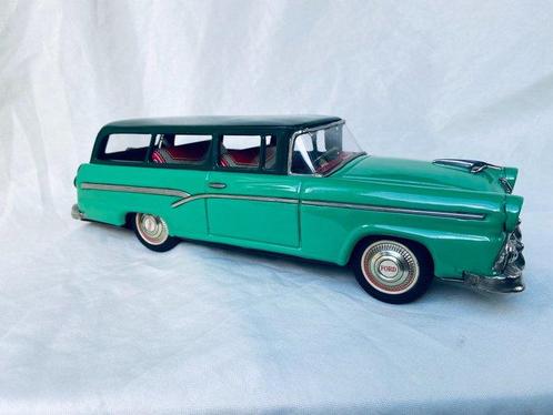 Bandai - Blikken speelgoed - Ford Custom Ranch Wagon, Antiek en Kunst, Antiek | Speelgoed