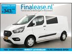 Ford Transit Custom 300 2.0 TDCI L2H1 DC Airco Carplay Navi, Wit, Nieuw, Ford, Lease