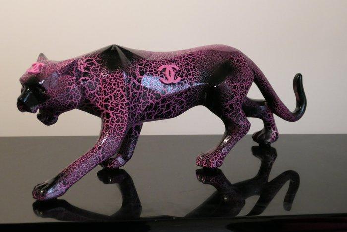 RichART - Panthère version Chanel - XL Size : 46 cm de long, Antiek en Kunst, Kunst | Designobjecten