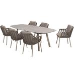 Puglia Manolo dining tuinset kermisch 240x103xH75 cm 7, Ophalen of Verzenden, Nieuw