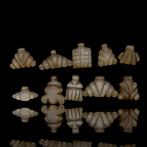 Replica van Oud Egyptisch Crystal set van 10 Amulet (Zonder