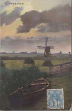 MONNIKENDAM - Landschap met Molens, Verzenden, Gelopen