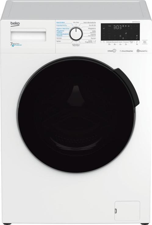 De Witgoed Outlet: BEKO WDW75141STEAM1 Was-droogcombinatie, Witgoed en Apparatuur, Wasmachines, Gebruikt, Voorlader, Minder dan 85 cm