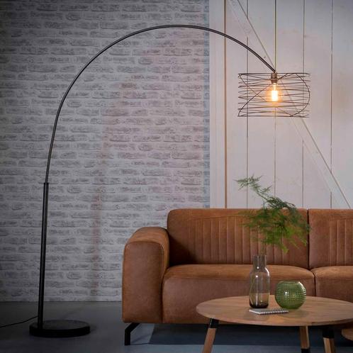 *WOONWINKEL* Metalen Booglamp, Huis en Inrichting, Lampen | Vloerlampen, Nieuw, Verzenden