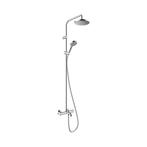 Showerpipe HansGrohe Vernis Blend EcoSmart Met, Ophalen of Verzenden, Nieuw, Chroom, Kraan