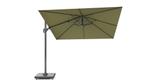 Challenger T2 premium parasol 300x300 cm antraciet lush, Tuin en Terras, Parasols, Ophalen of Verzenden, Nieuw