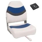 vidaXL 2-delige Bootstoelenset met hoge rugleuning, Watersport en Boten, Bootonderdelen, Verzenden, Nieuw