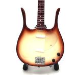 Miniatuur Danelectro Longhorn Basgitaar met gratis standaard, Ophalen of Verzenden, Nieuw, Pop, Beeldje of Miniatuur