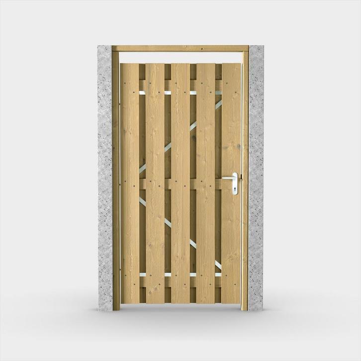 AktieAktie!!! Hout-Betonschutting geplaatst Vanaf 90,- Pmtr, Boeken, Wonen en Tuinieren, Nieuw