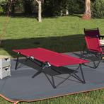 vidaXL Vouwbare Ligbed met Draagtas Rood 600D Oxford Stof, Caravans en Kamperen, Verzenden, Nieuw