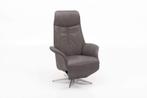 Relaxfauteuil Delfgauw - relaxfauteuils - Taupe, Nieuw, Stof