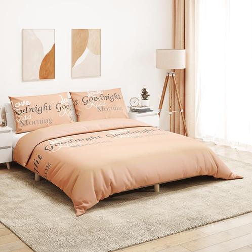 vidaXL Dekbedovertrekset 200x220 cm katoen roze, Huis en Inrichting, Slaapkamer | Beddengoed, Roze, Nieuw, Verzenden
