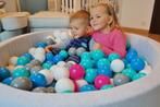 Ballenbak - 200 ballen - rond - 90x30 cm ballenbad - witt..., Kinderen en Baby's, Speelgoed | Babyspeelgoed, Nieuw, Ophalen of Verzenden