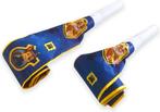 Paw Patrol blauw/geel party thema roltongen/toeters 8x stuks, Hobby en Vrije tijd, Ophalen of Verzenden, Nieuw