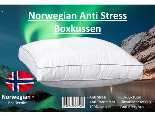 Veiling - 2x Norwegian Anti-Stress Boxkussen, Huis en Inrichting, Slaapkamer | Beddengoed