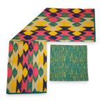 Afrikaanse stof - Two-Tone print Polycotton - 6 yard Combina, Ophalen of Verzenden, Nieuw