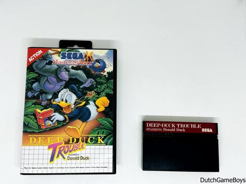 Sega Master System - Deep Duck Trouble - Starring Donald Duc, Spelcomputers en Games, Games | Sega, Gebruikt, Verzenden