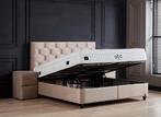 Opberg Boxspring Palermo, Verzenden, Nieuw, Beige, Modern